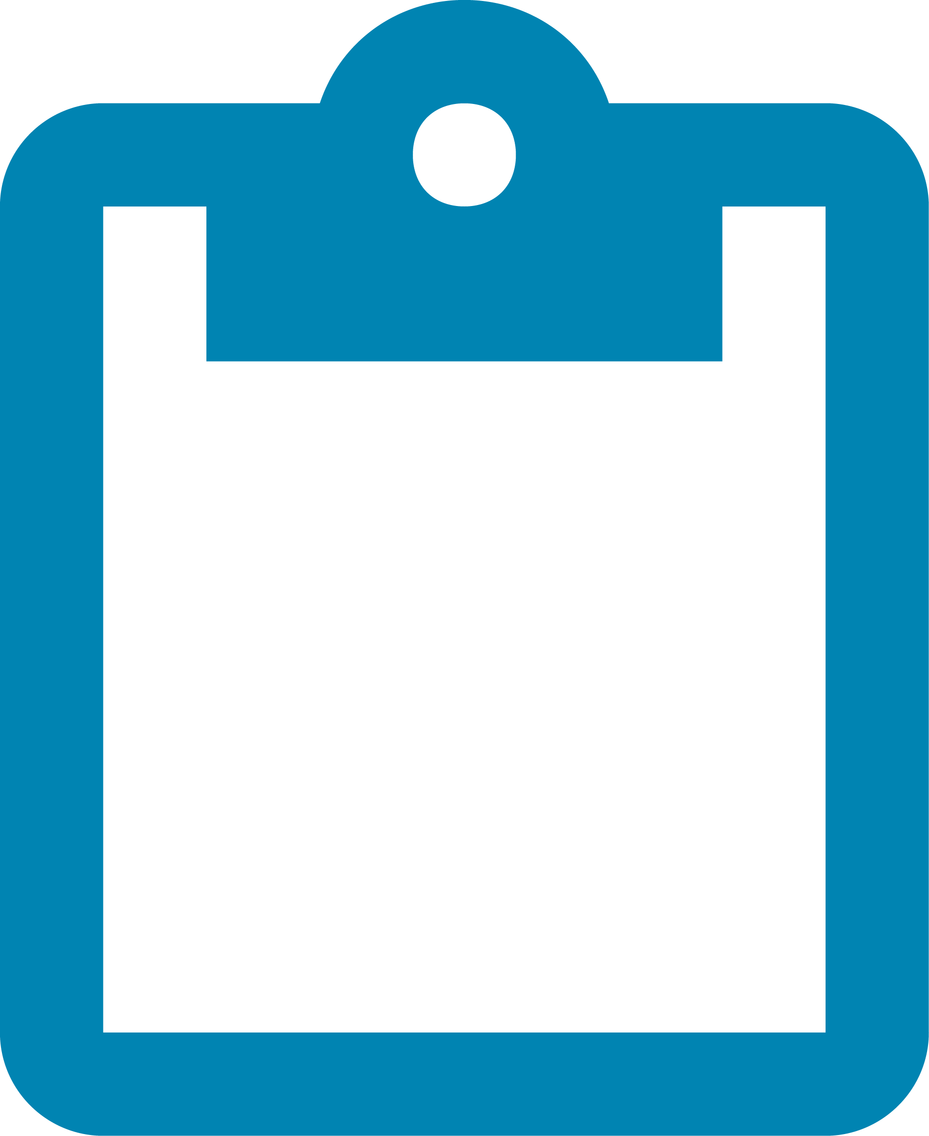 Clipboard Clipart Teal - Test Icon White Png Transparent Png (1913x2338), Png Download