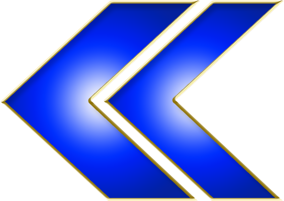 File Double Arrow Blue Left Png Wikimedia Commons Right - Majorelle Blue Clipart (591x591), Png Download