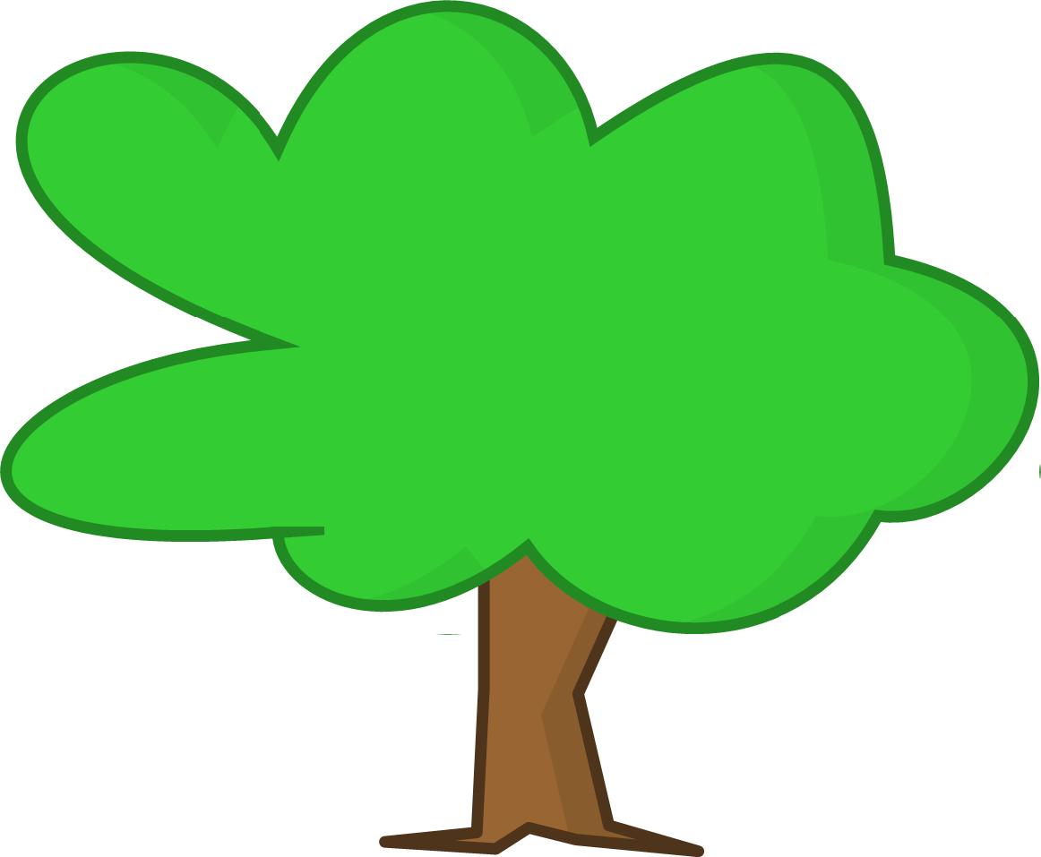 Shrub Clipart File - Bfdi Shrub - Png Download (1162x957), Png Download