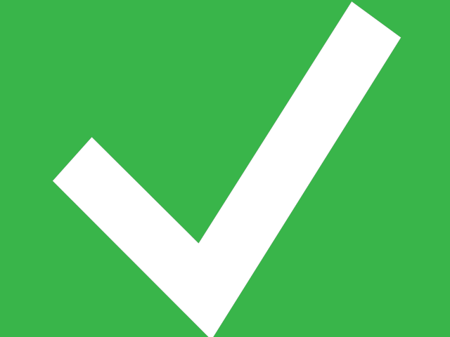 Check Clipart Big Check - Green Check Mark Box - Png Download (640x480), Png Download