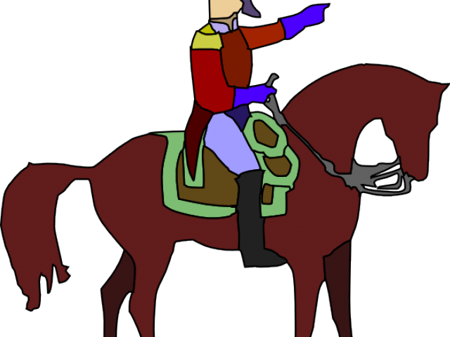 Horse Clipart Soldier - Draw A Soldier On A Horse - Png Download (640x480), Png Download