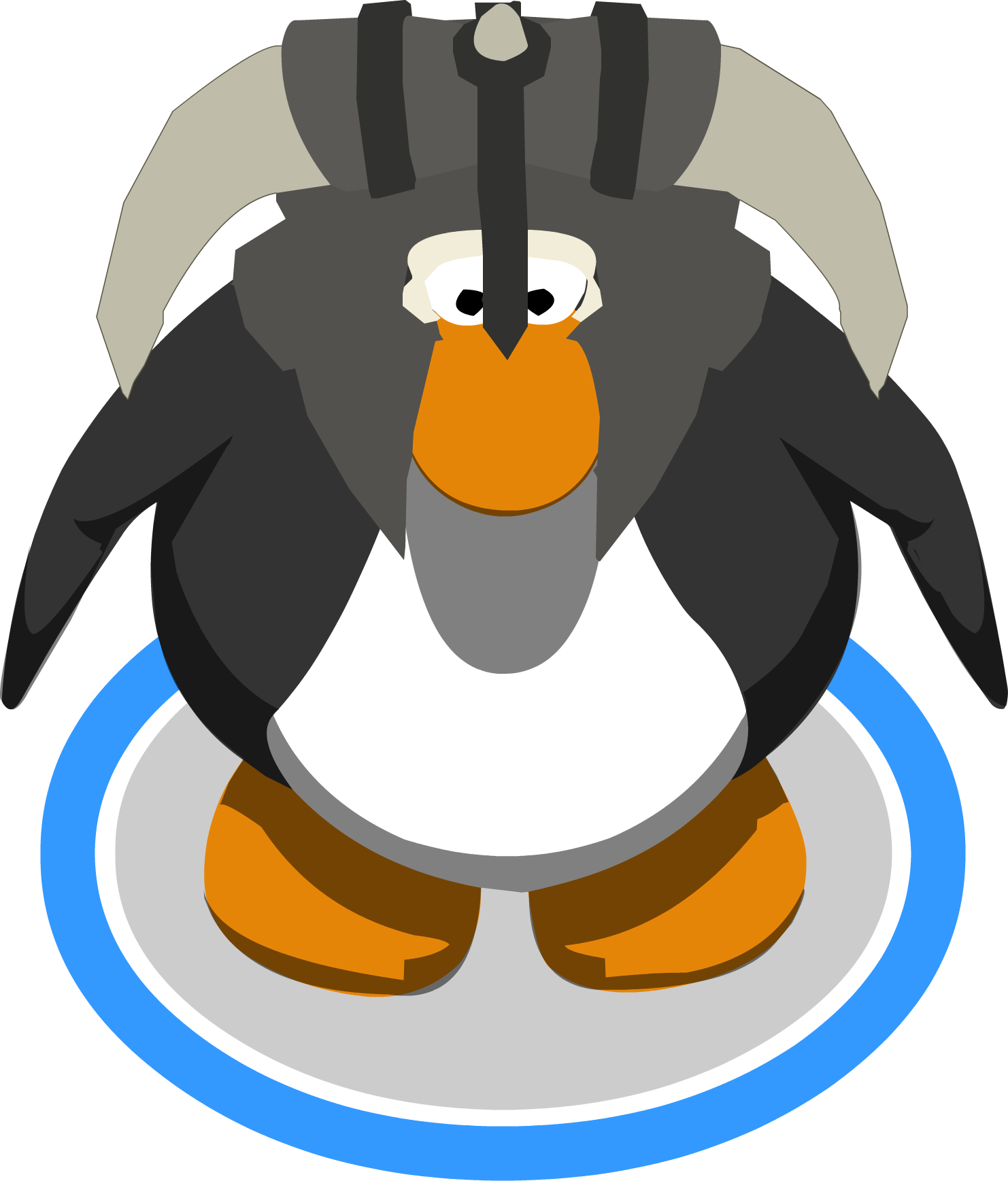Vik Lord Helm - Club Penguin Purple Clipart (1482x1737), Png Download