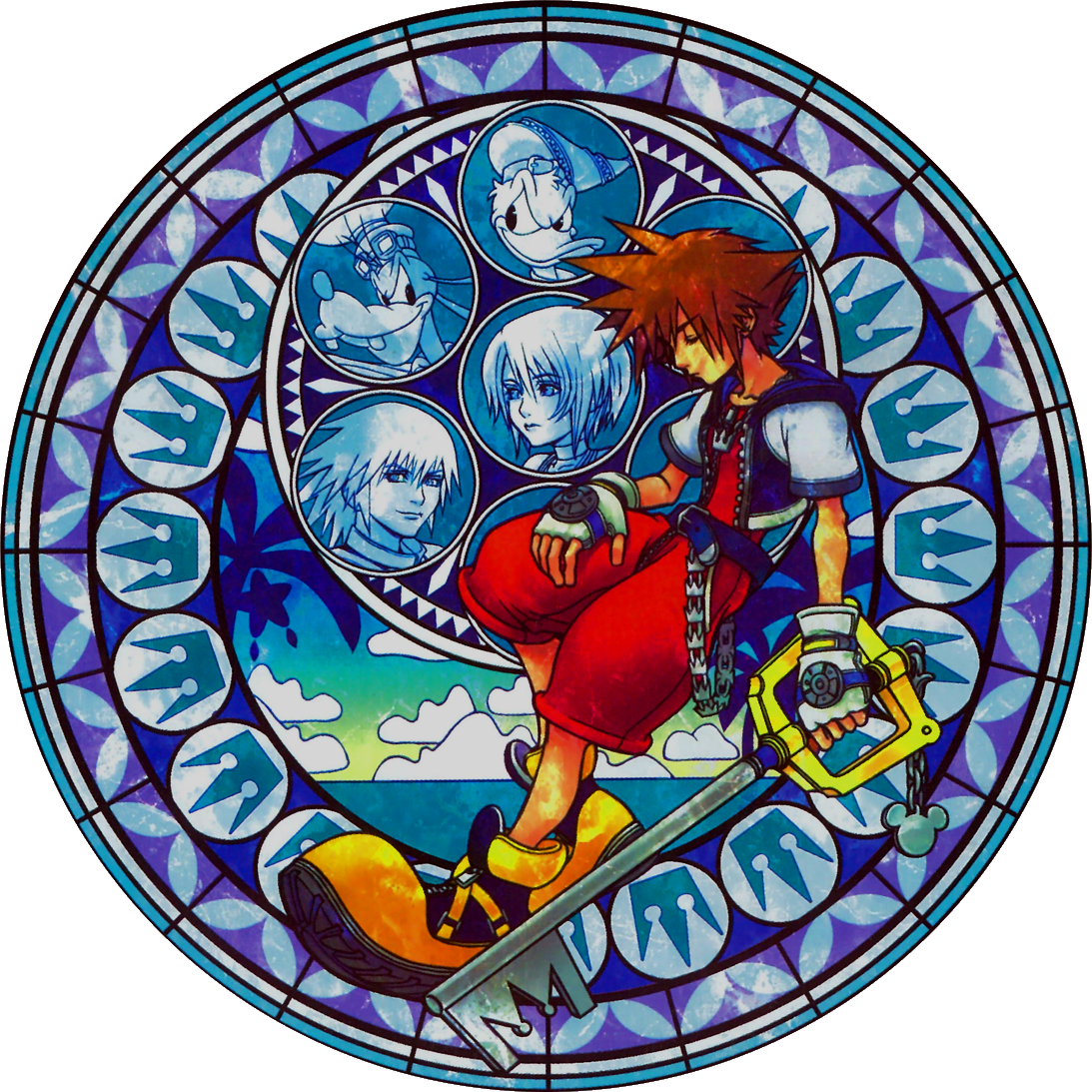 240 × 240 Pixels - Kingdom Hearts Sora Heart Clipart (600x600), Png Download
