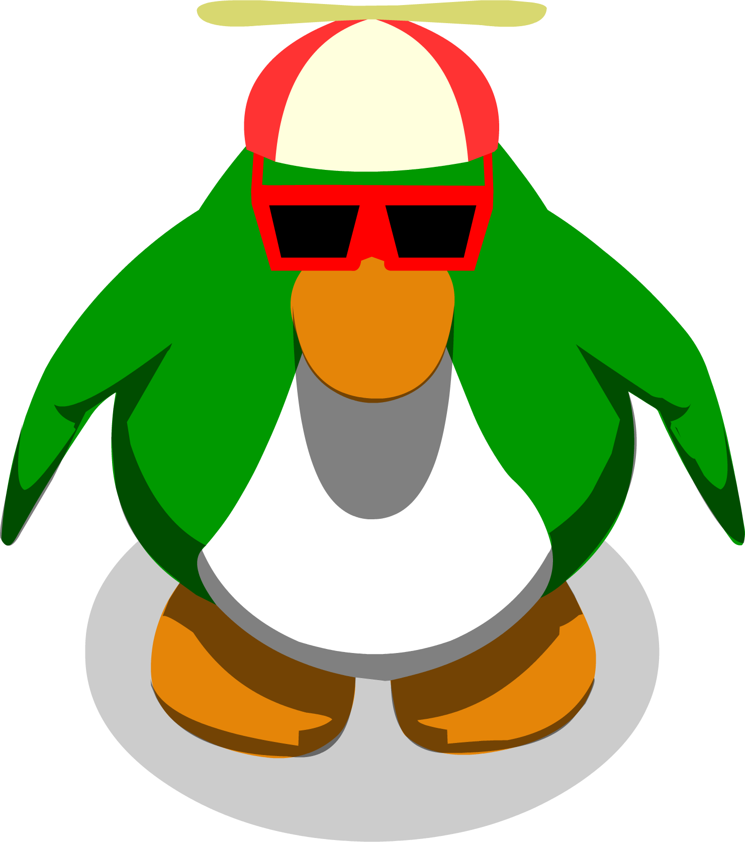 Rookie Sprites - Club Penguin In Game Sprites Clipart (1482x1675), Png Download