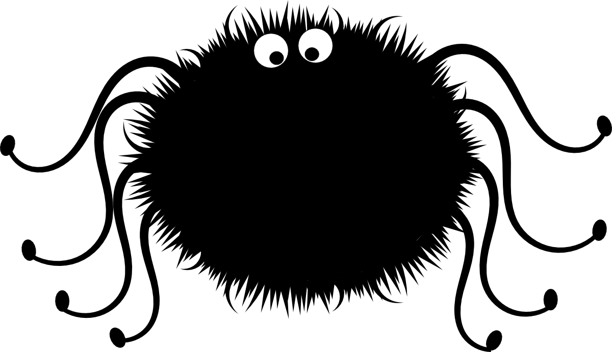 Spider Cave Quest - Halloween Bug Clip Art - Png Download (1200x691), Png Download