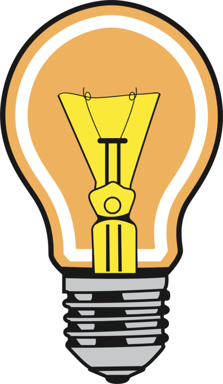 All Photo Png Clipart - Clip Art Of Bulb Transparent Png (436x750), Png Download