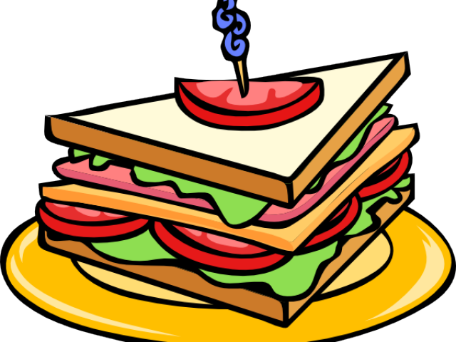 Sandwich Clipart Subway Sandwich - Thick Sandwich Clip Art - Png Download (640x480), Png Download