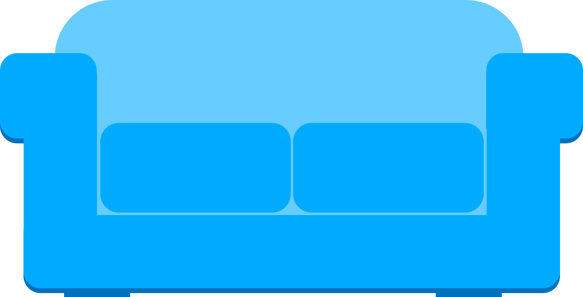 Tv-couch - Parallel Clipart (1192x609), Png Download