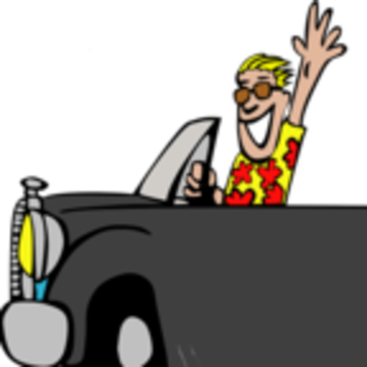 Driving Car Clip Art - Png Download (696x696), Png Download
