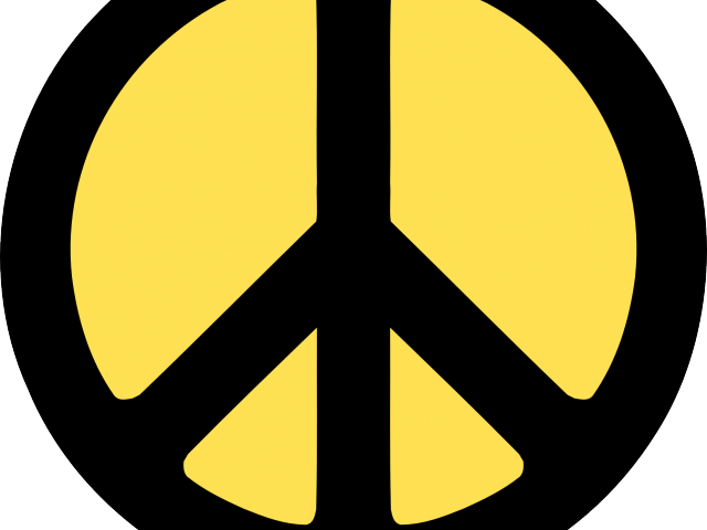Peace Sign Clipart Symbolism - Peace Symbols - Png Download (640x480), Png Download