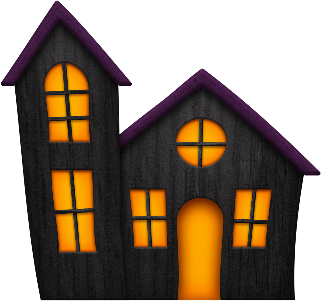 B *✿*haunted Halloween - Halloween Clipart (1024x962), Png Download