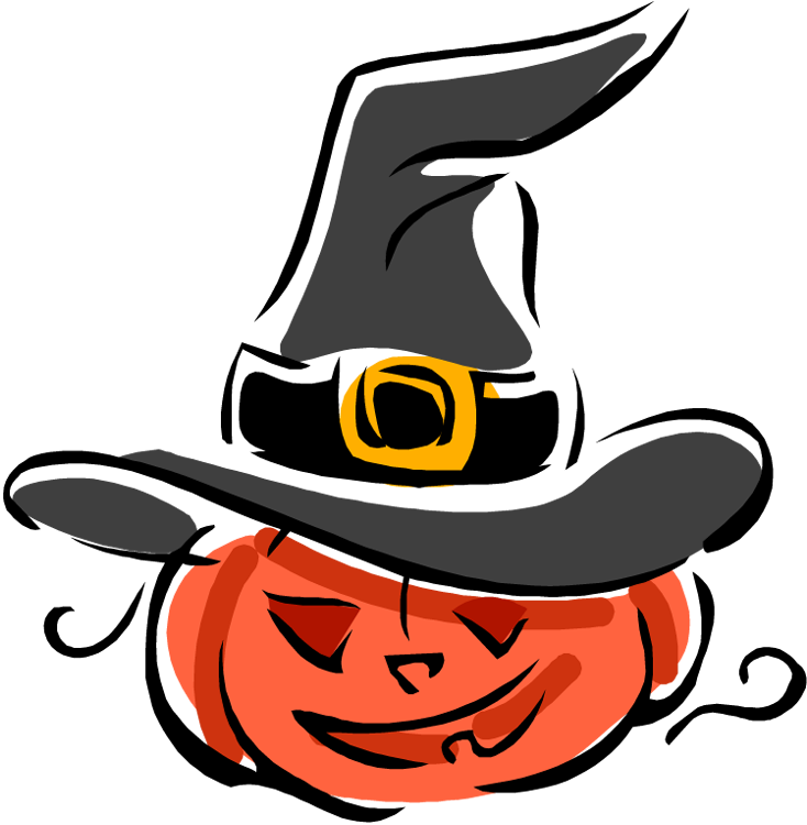 Saint Charles City Parks Recreation - Pumpkin Witch Halloween Casual White Silicone Band Clipart (734x750), Png Download
