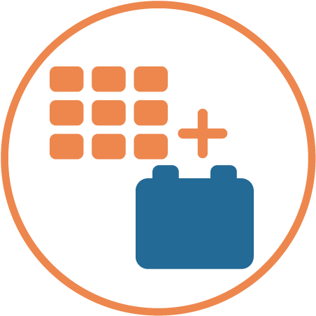 Solar Plus Storage Energy Solutions - Energy Clipart (601x601), Png Download