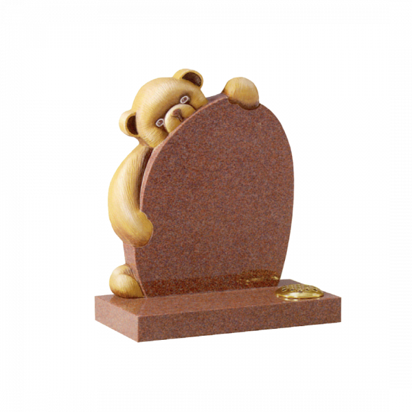 Child's Football Moonchild Peekaboo Teddy Wood - Memorial Clipart (600x600), Png Download