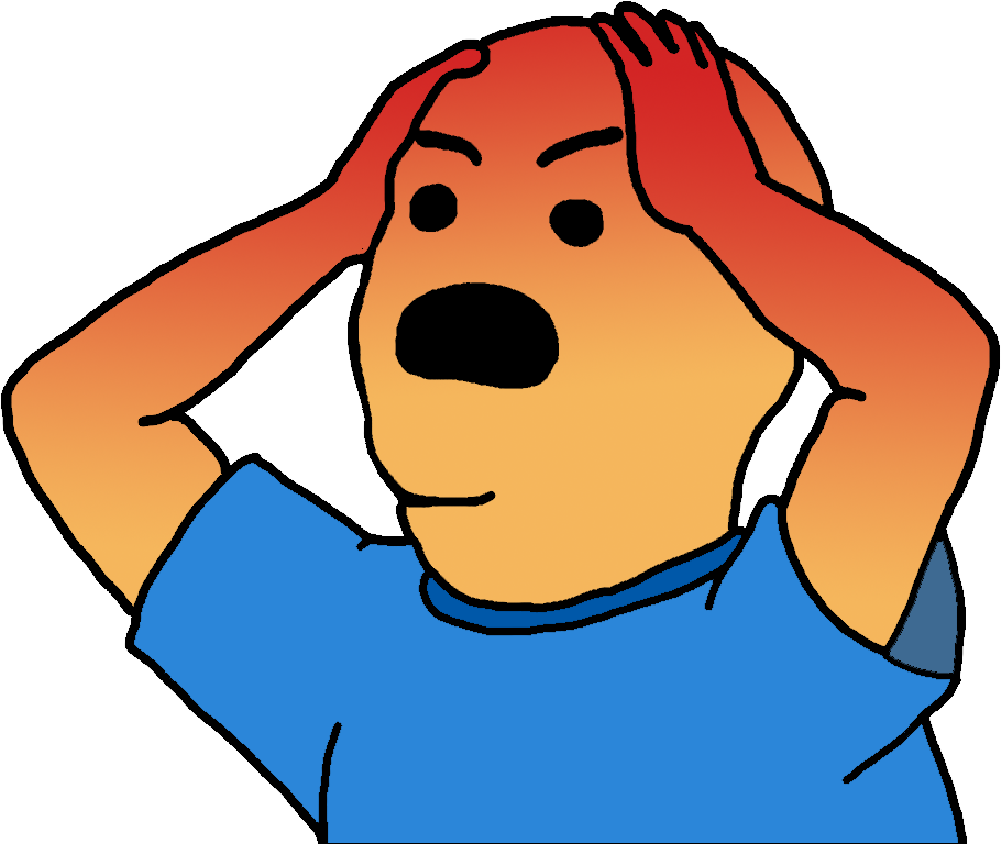 Ausfag's Wanting To Get On A Sinking Ship - Angry React Png Clipart (910x768), Png Download