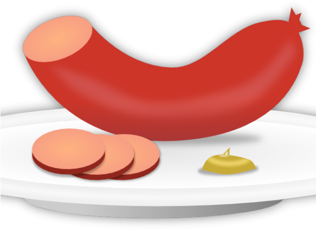 Sausage Clipart Tuckshop - Clip Art - Png Download (640x480), Png Download