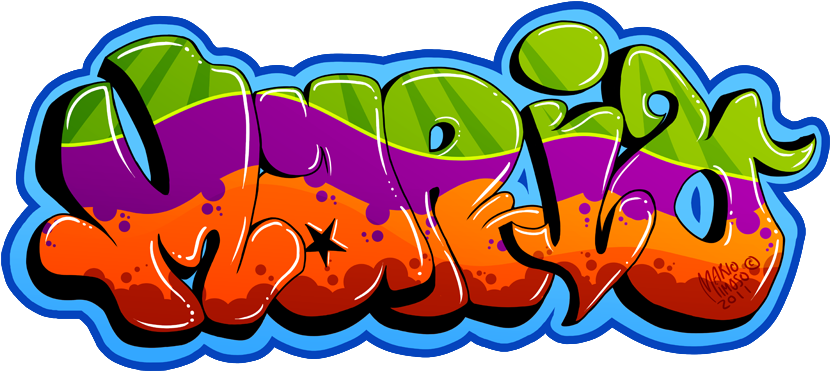 By Shidus Pinterest And Street Art - Mario Graffiti Png Clipart (900x442), Png Download