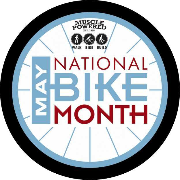 Mp National Bike Month - National Bike Month 2018 Clipart (624x624), Png Download