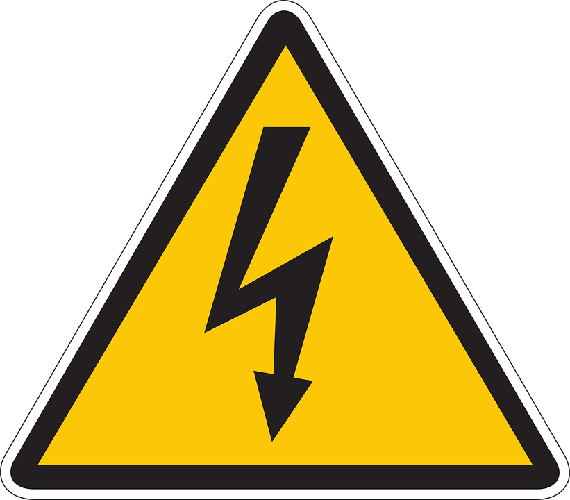 National Electrical Safety Month - Safety Signs High Voltage Clipart (821x720), Png Download
