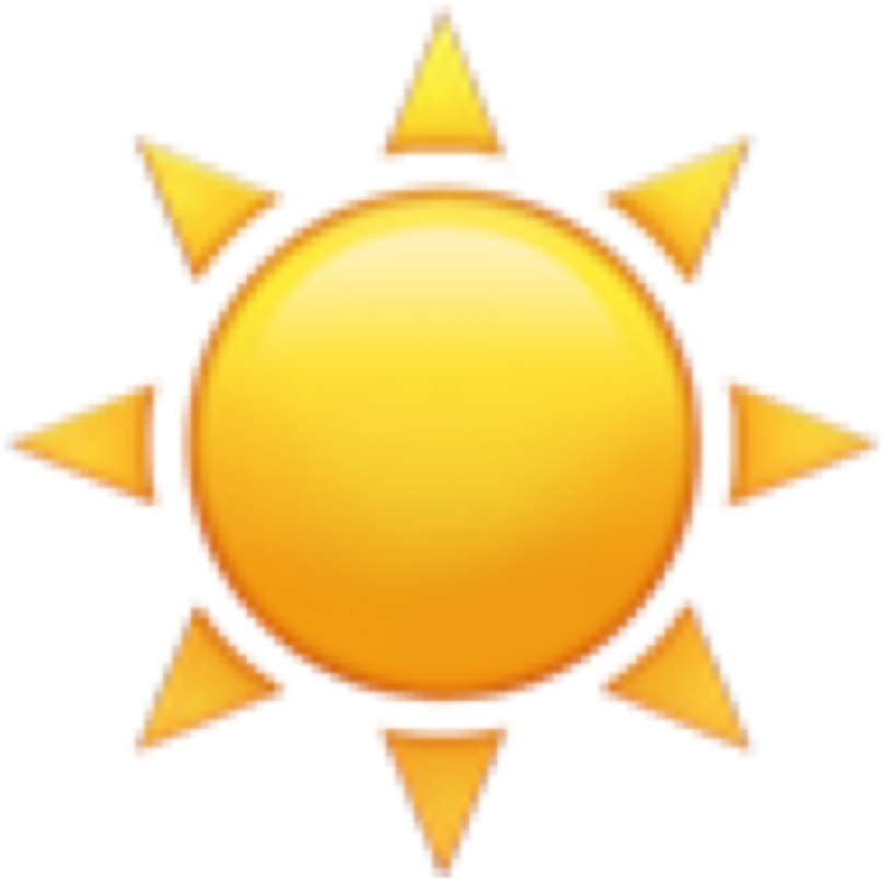 Sun Emojis Emojisticker Sunrise Sunset Yell Emoji Sun Png Clipart