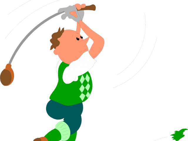 Golf Clipart Kid Golf - Golf Swing Clip Art - Png Download (640x480), Png Download