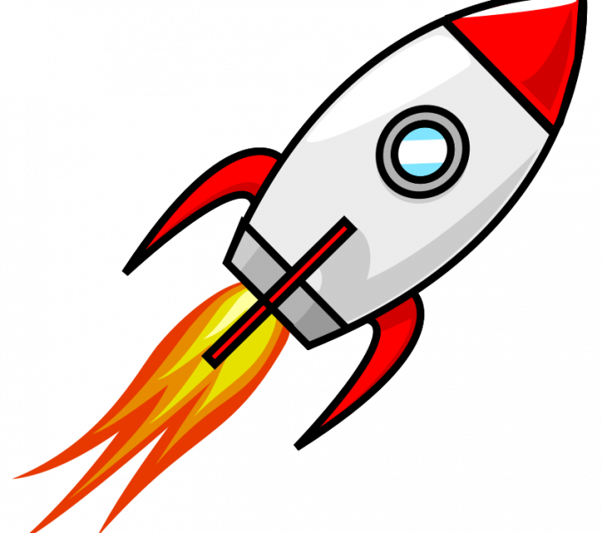 Galactic Starveyors Clip Art Rocket Clipart For Kids - Cartoon Rocket - Png Download (678x600), Png Download