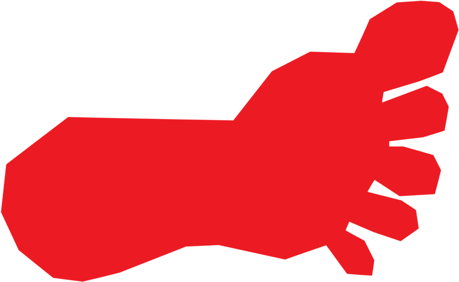 Footprint Bigfoot Line Art - Bigfoot Feet Clipart (1053x750), Png Download