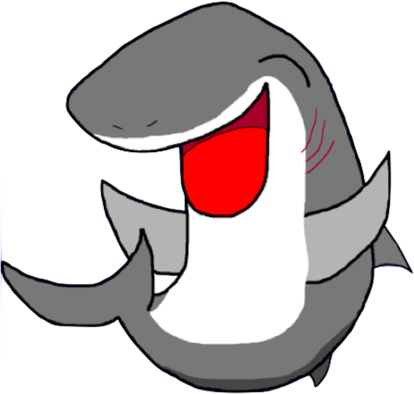 Smiling Shark Clipart No Watermark Happy Shark Png Transparent Png