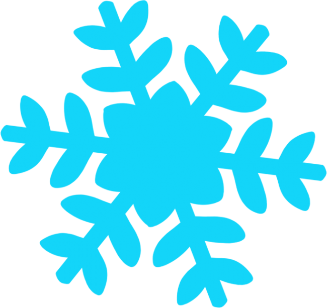 All About Snowflakes Plus Free Coloring Pages/templates, - Snowflake Blue Clip Art - Png Download (650x613), Png Download