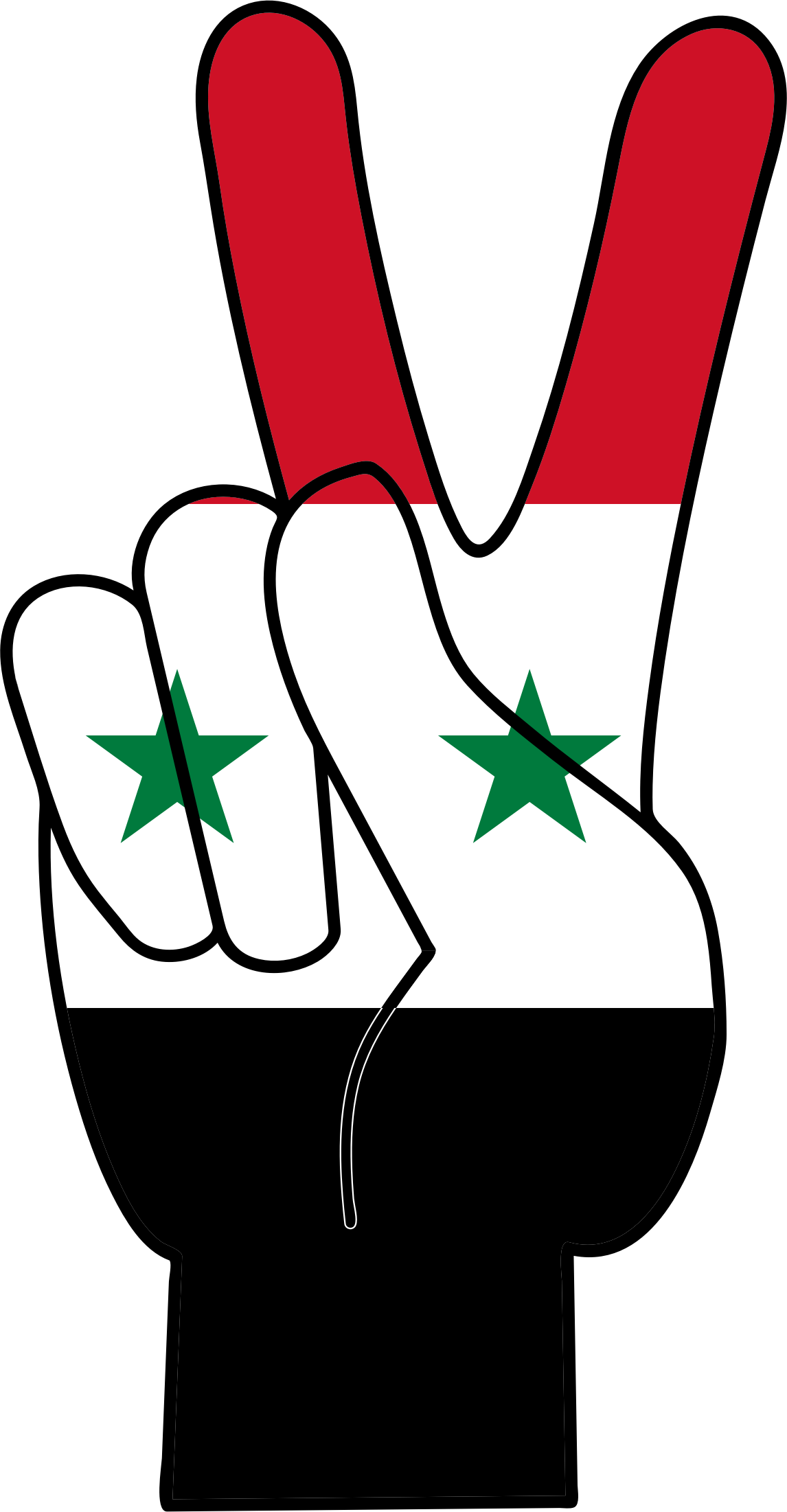 Clipart - Peace Syria - Png Download (1146x2202), Png Download