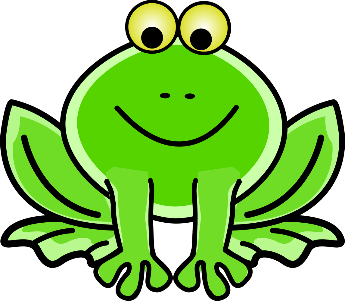 This Clipart Image Is Available In Isolated Png Large - Frog Clipart Free Transparent Png (1146x999), Png Download