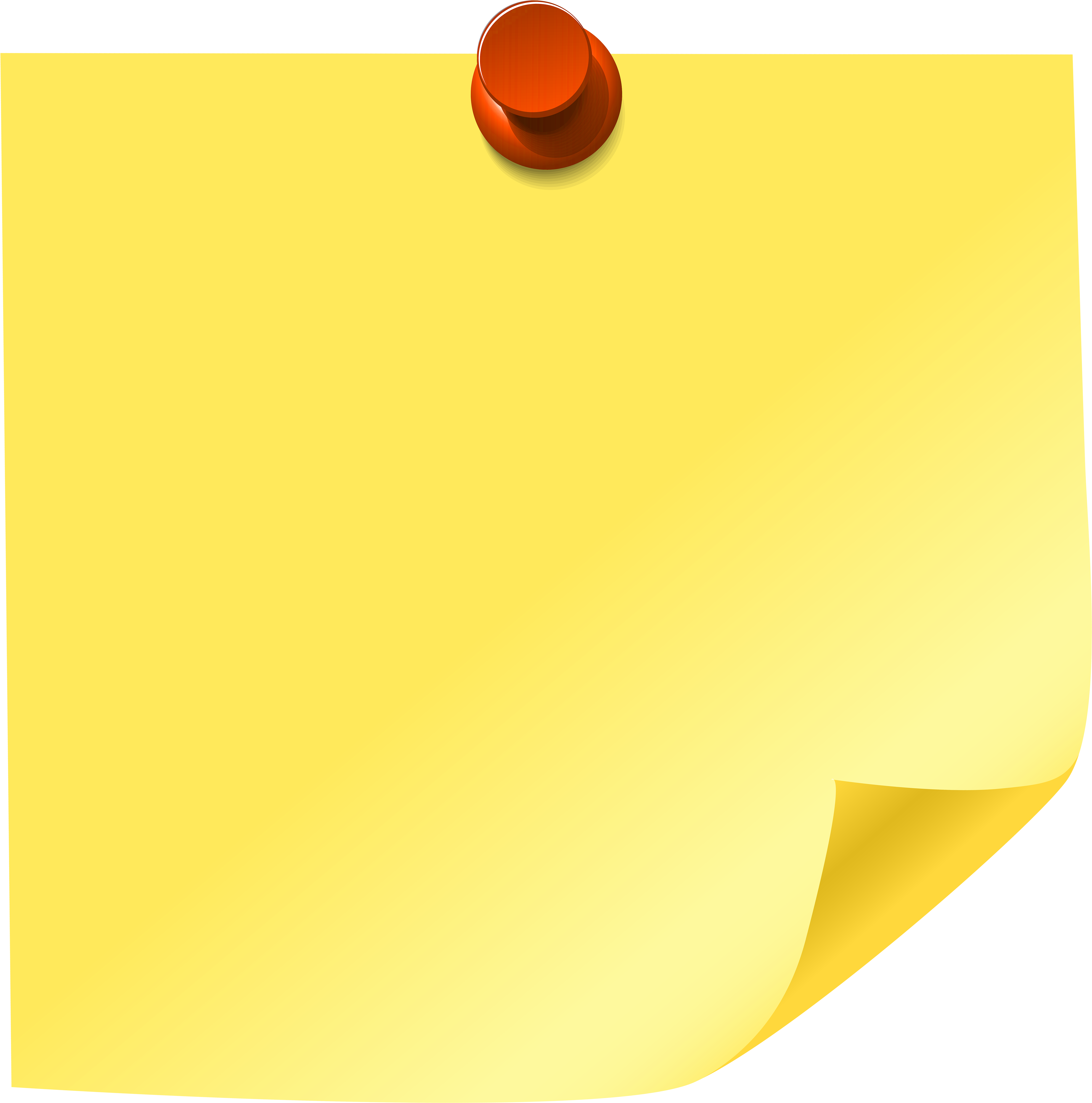 Download Yellow Sticky Note Png Clip Art Yellow Note Png Transparent