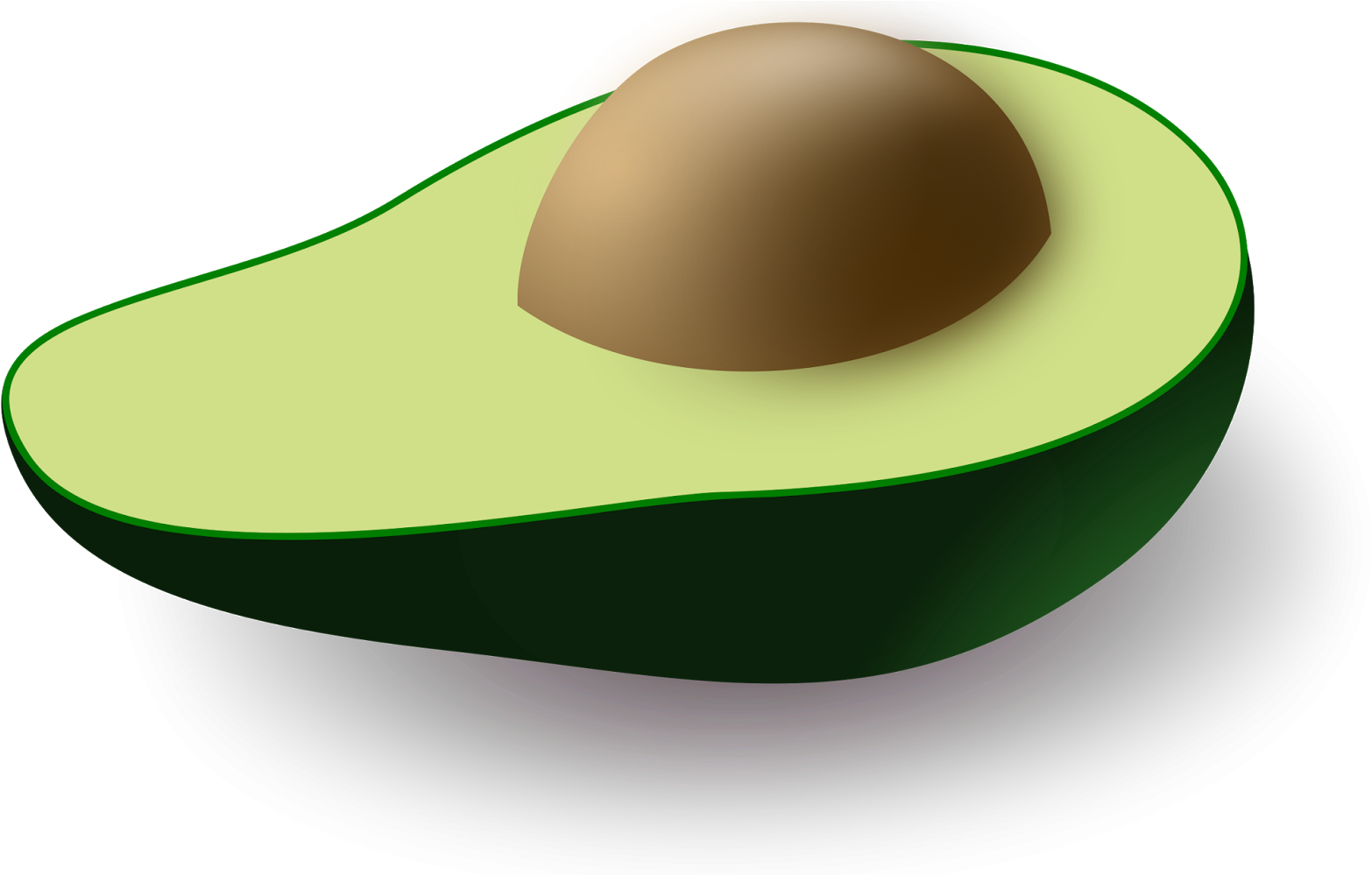 Avocado Clip Art - Avacado Clipart - Png Download (800x499), Png Download