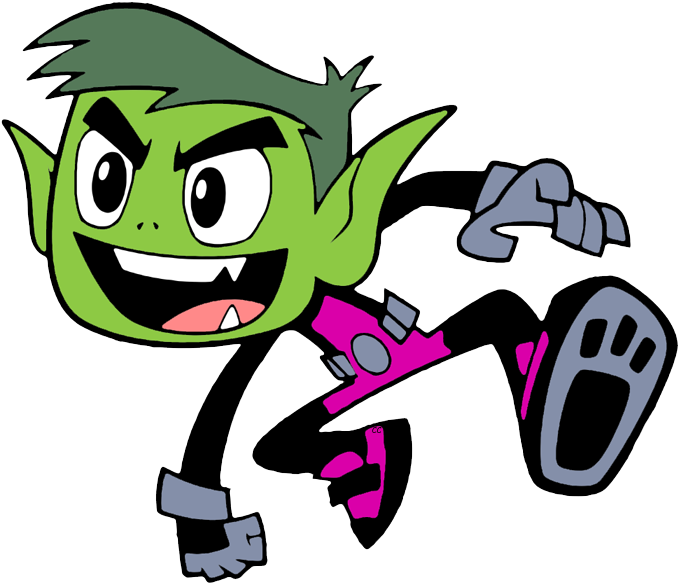 Go Clipart Clip Art - Beast Boy Bro-down - Book - Png Download (685x596), Png Download