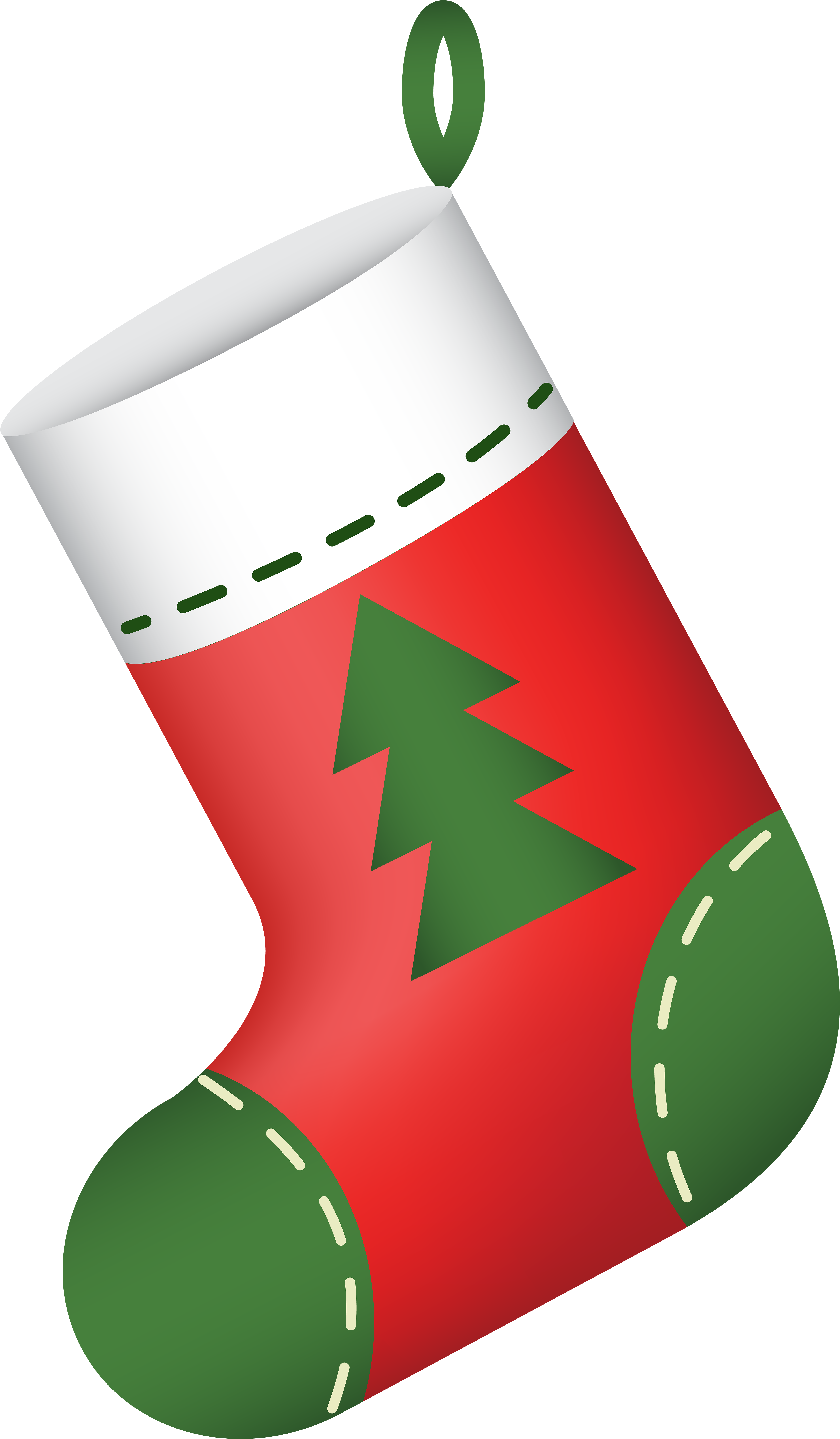 Transparent Christmas Stocking Clipart - Png Download (4680x8000), Png Download