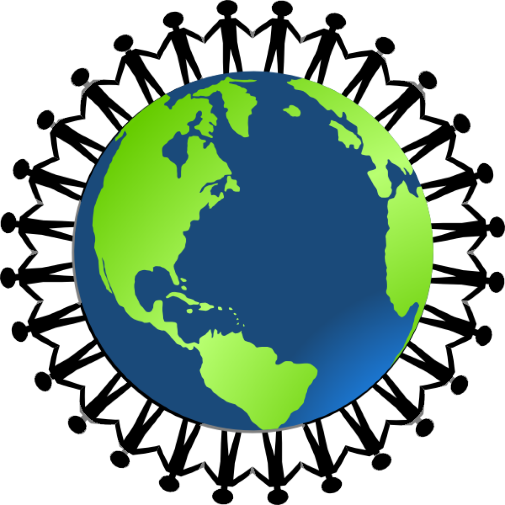 Clipart Globe Computer - Ring Around The World - Png Download (600x600), Png Download