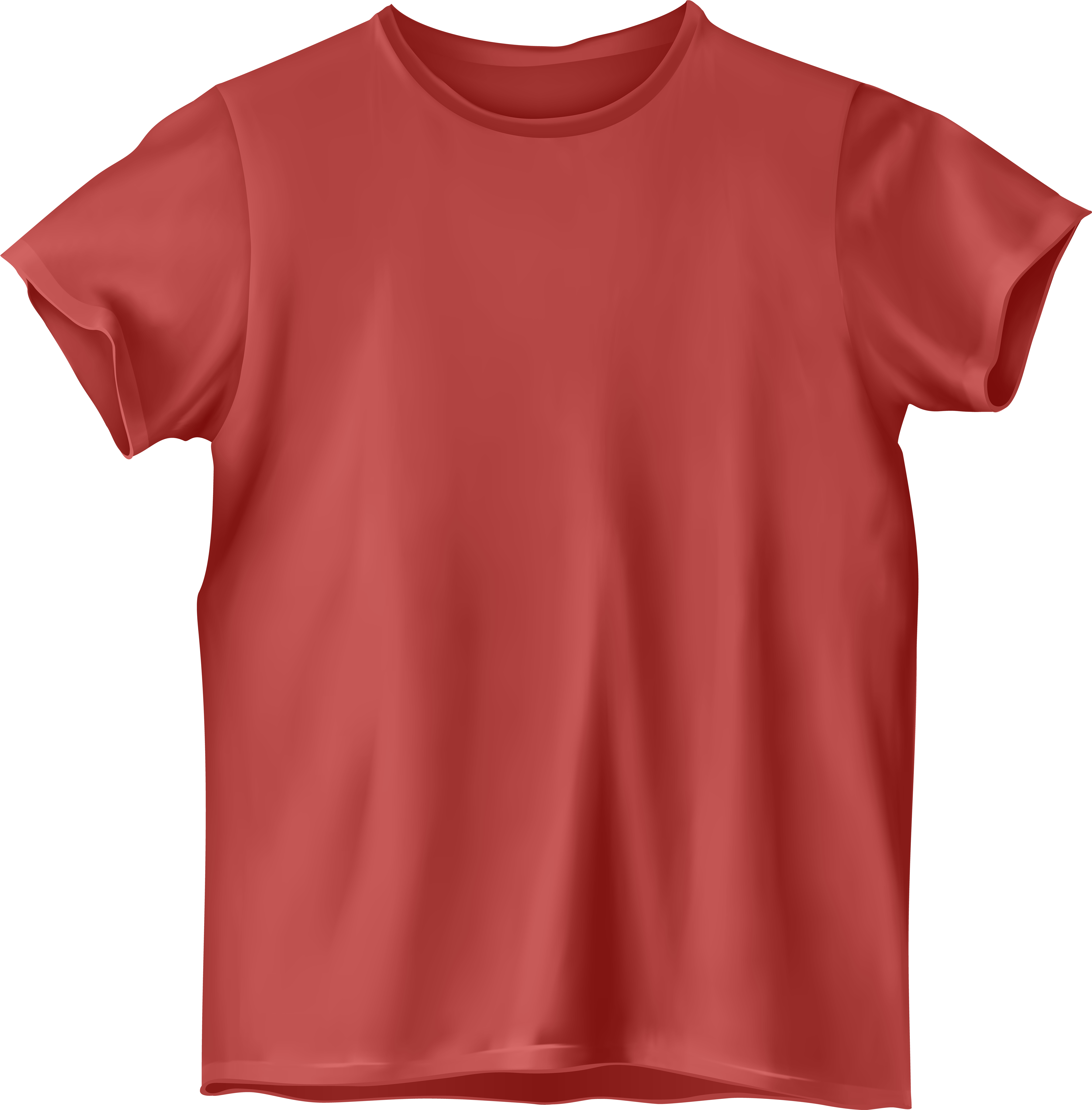Red T Shirt Png Clip Art Best Web Clipart Intended - T-shirt Transparent Png (5902x6000), Png Download