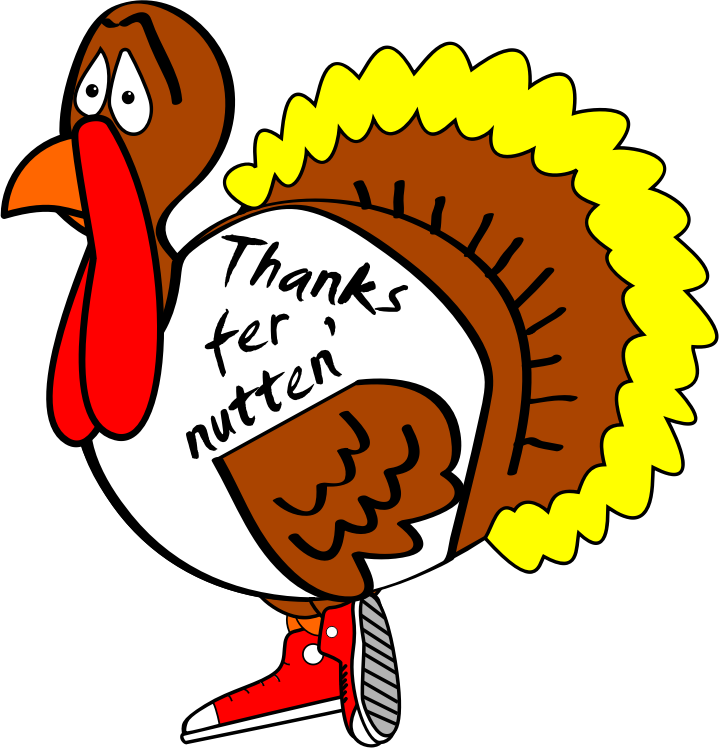 Thanksgiving Funny Pictures Clip Art Clipart Best - Transparent Funny Thanksgiving Turkey Clipart - Png Download (719x748), Png Download
