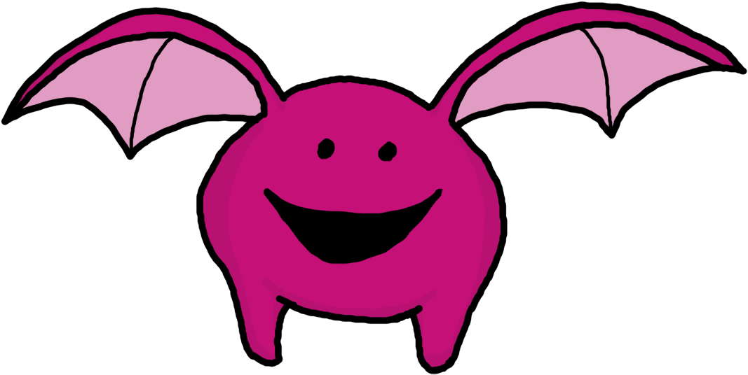 Best Monster Clipart - Monster With Wings Cartoon - Png Download (1100x650), Png Download