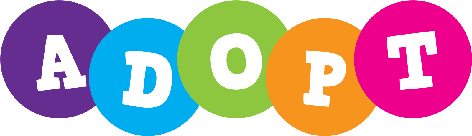 Adopt Png Clip Art In Brightly Colored Circles - Ajay Name Transparent Png (1610x1000), Png Download