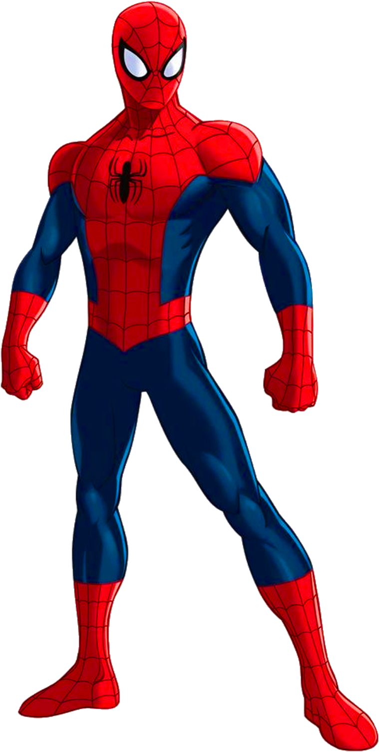 Spider Man Clipart (637x1255), Png Download