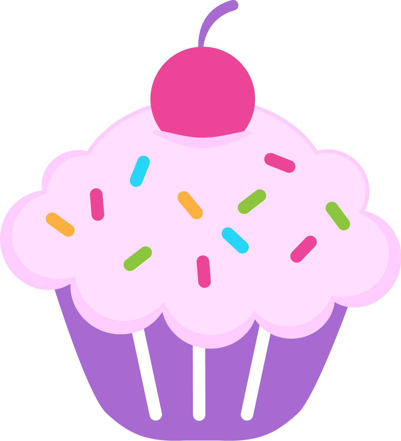 May Clipart Flower Patch May Clipart Images - Cupcake Png Transparent Png (1359x1495), Png Download