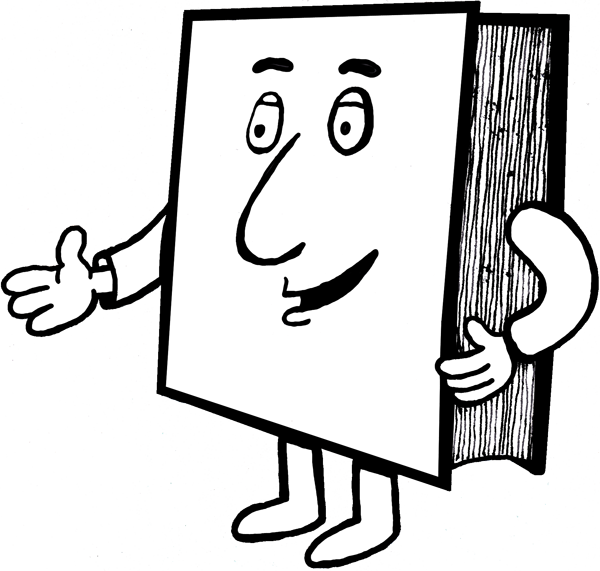 Big Book - Cartoon Big Book Clipart (600x571), Png Download