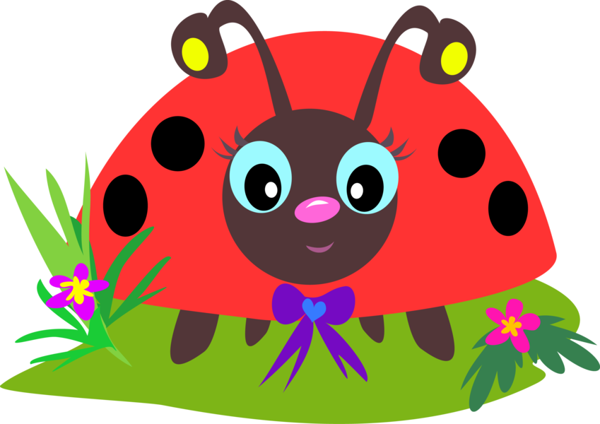 Ladybug On With Finest Pot Craft U - Ladybug Clip Art - Png Download (849x600), Png Download