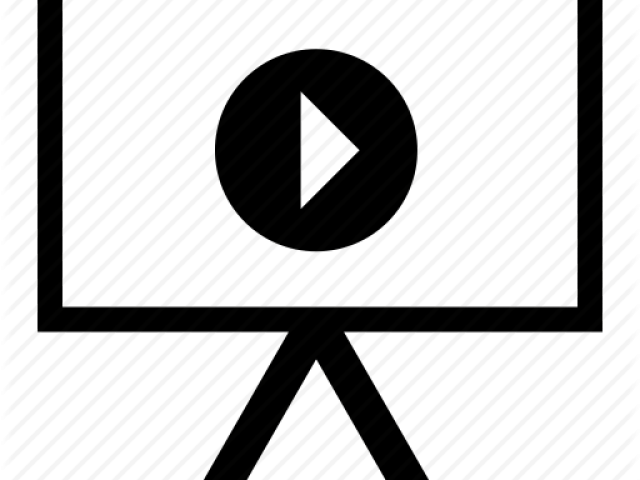 Presentation Clipart Projector Screen - Sign - Png Download (640x480), Png Download