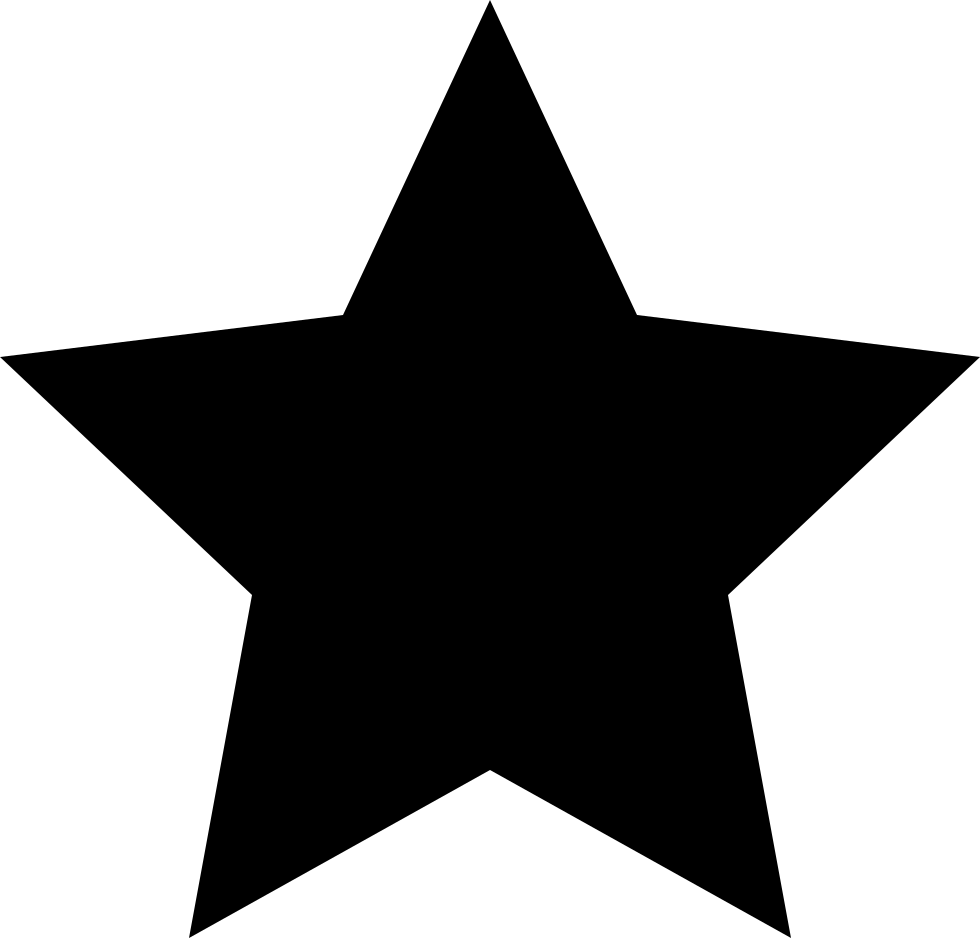 Black Star Clipart Clipart Panda Free Clipart Images - Star Png No Background Transparent Png (600x571), Png Download
