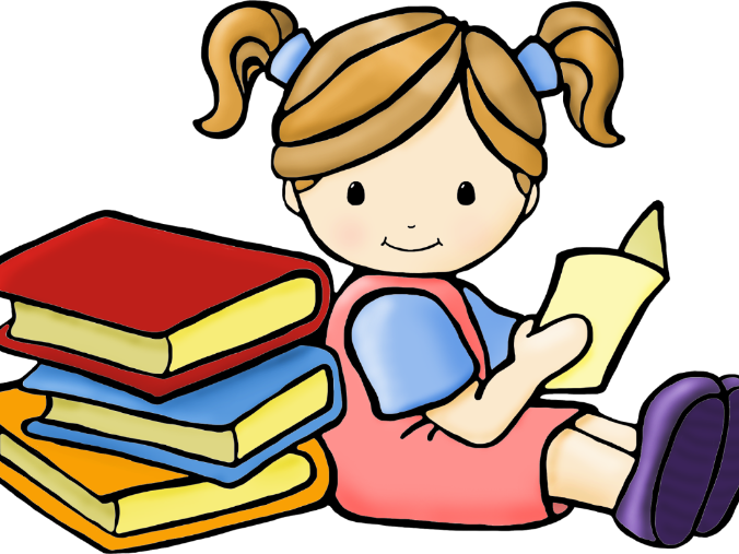 Library Clipart Shhh - Reading Books Clipart Png Transparent Png (640x480), Png Download