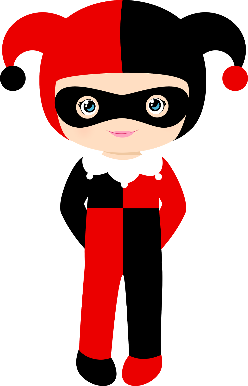 This Images Will Help You For Doing Decorations, Invitations, - Batman Harley Quinn Clipart - Png Download (1030x1600), Png Download