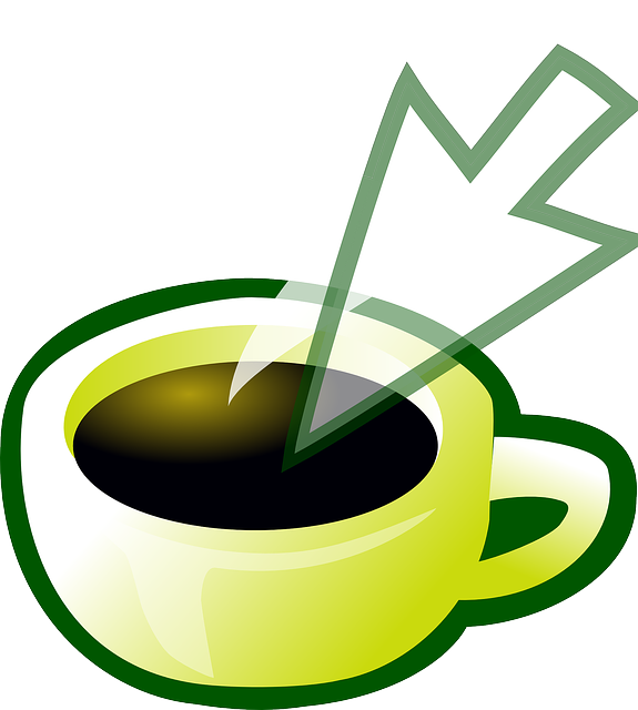 How To Set Use Click On The Coffee Svg Vector - Clip Art - Png Download (534x594), Png Download