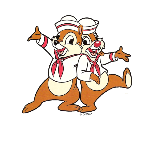 Click This Image To Show The Full-size Version - Chip And Dale Sailor Clipart (640x612), Png Download